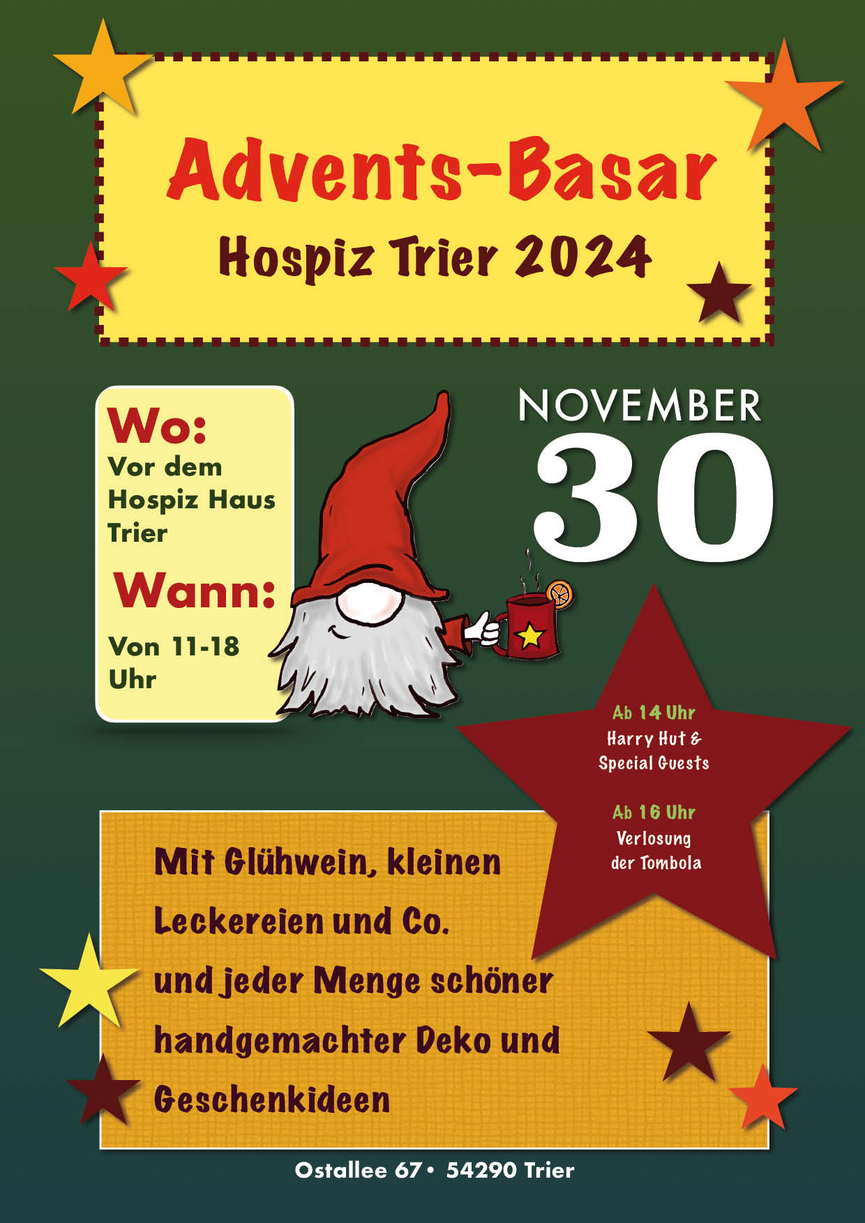 Hospiz Trier 2024 Weihnachtsbazar Wir feiern mit Euch